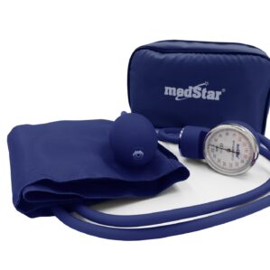 ESFIGMOMANOMETRO ANEROIDE MEDSTAR FULL AZULSLI-HS-20A-F AZUL